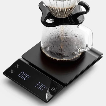 Strani Kapljično Kave Obsega 0.1 G/3 kg Natančnost Senzorji Kuhinja Hrane Lestvici s Samosprožilcem Vključujejo Vodotesno Silikonsko Blazinico