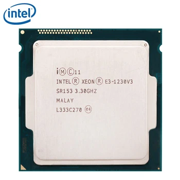 Intel Xeon E3-1230 V3 3.3 GHz Quad-Core CPU Procesor 8M E3, 1230 V3 80W 1150 LGA E3-1230-V3 preizkušen dela