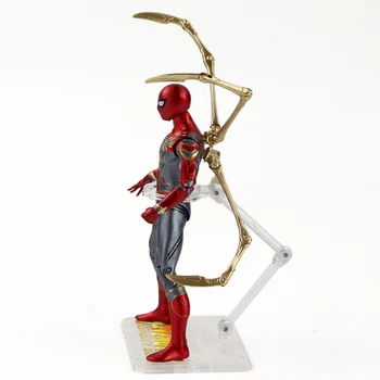 17 cm Avengers Super Junak Infinity Vojne Železa Spiderman Akcijska Figura, PVC Spider Man Zbirka Model Igrača Otroci Lutka