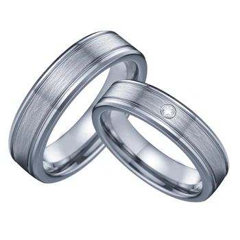 Volfram obroč Ljubezen Zavezništvo Nekaj poročni prstani set za moške in ženske, nakit prst prstan moški moški prstan nikoli ne zbledi/rje