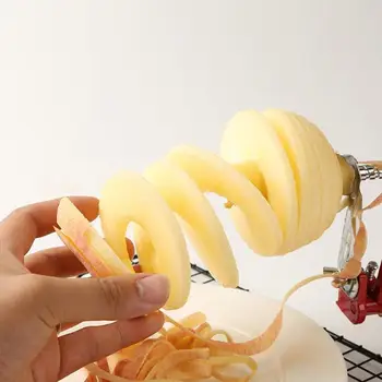 Ustvarjalne Iz Nerjavečega Jekla Strani-Koljenast Sadje Lupilnikom Apple Krompirja Slicer Domači Kuhinji Orodja Hitro Peeling Življenje Dodatki