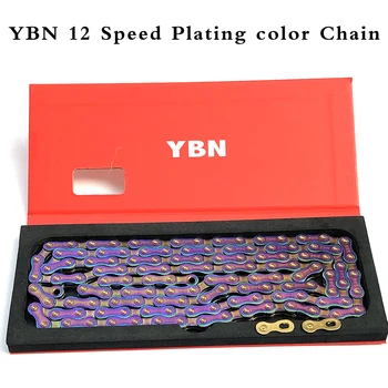 YBN Kolo Verige 12 Hitro Nanašanje Barve MTB Gorske Ceste, Kolesarske Verige Za SRAM Shimano Campanolo Sistem