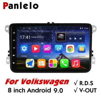 Panlelo S8 Plus Android 9.0 Autoradio GPS Navigacija 8 inch Avtomobilski Stereo Radio Predvajalnik za Za VW Polo, Golf in Passat B6