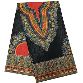 Dashiki vosek tkanine 2020 afriške Tkanine za obleko vosek tiskanja bombažne tkanine, Tekstilne 6yards oblačilo materiala