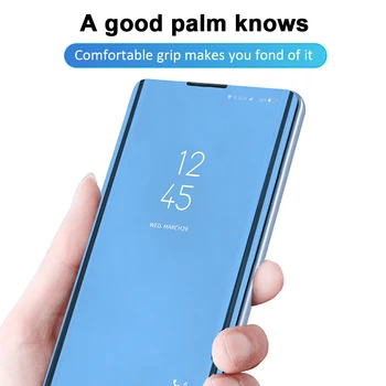 Ogledalo Ohišje Za Samsung Galaxy Note 10 Plus 9 8 S10 S8 S9 Plus S10E Jasen Pogled Projekcijska Stojala Pokrovček Za Samsung Note 10 Pro