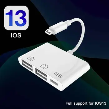 OTG USB na Strele Adapter Pretvornik MIDI Klavir Tipkovnico Camera Adapter Za iPhone 11 ipad XS max XR X 8 7 6 6s 5s 5 SE iOS 13