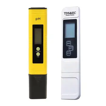 Začetni PH TDS ES Meter Tester Temperatura Pero Digitalni LCD Vode Čistosti PPM Filter Hydroponic Akvarij Bazen Tester Natančnost 0.1