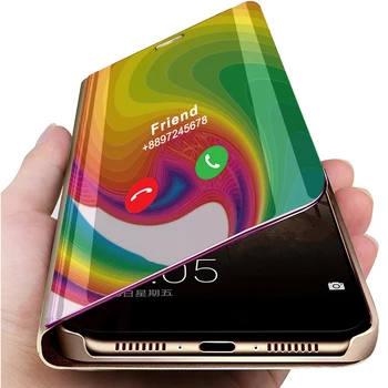 Neverjetno ogledalo Primeru Telefon Za Samsung Galaxy S8 S9 Plus S10E S20 FE Opomba 8 9 10 lite 20 Ultra A31 A50 A51 A70 A71 A81 A91 Pokrov