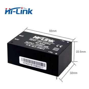 Brezplačna dostava 5pcs/veliko Hi-Link HLK-20M12 220v 12V 20W AC DC kompakten izoliranih korak navzdol napajalni modul