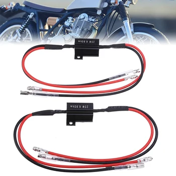 Za ATV Skuter Quald Motocikla 2PCS Odpornost Moč Upor Obremenitve Upor LED Mini Vključite Signal Dekoder 25Watt 6.8 Ohm Mayitr