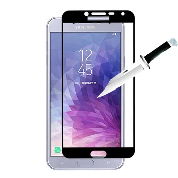 2PCS Zaščitno Steklo Za Samsung J4 2018 J 4 4j Kaljeno Glas Screen Protector Primeru na Galaxy J42018 samsong galaxi varnost film