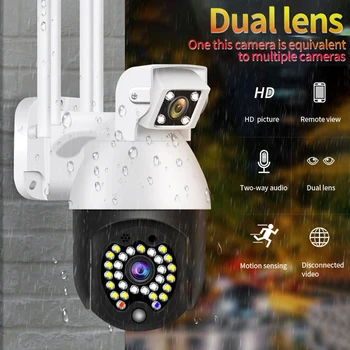 29Pcs LED Luči 1080P PTZ WIFI IP Kamera Zunanja Brezžična Kamera, Wifi Kamere CCTV IR Night Vision Camera Varnost EU in ZDA UK AU