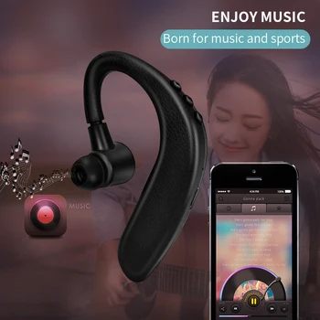 Brezžične Bluetooth Slušalke Stereo Slušalke 220mAh Eno Prostoročno HD Mic Hifi Podjetja Bluetooth Slušalke za Vožnjo Klicev