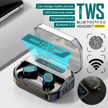 Bluetooth Čepkov Za Iphone, Samsung Android Brezžične Slušalke IPX5 Nepremočljiva TWS Brezžične Slušalke Nepremočljiva Z Mic