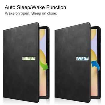 S Svinčnik Imetnik Ohišje za Samsung Galaxy Tab S7 11inch Auto bujenje/Sleep Smart Cover Primeru za SM-T870 T875 z Mehko Film