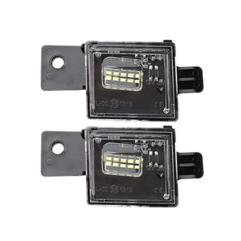 2 x registrske Tablice Žarnice Zadnje Objektiv Lučka LED Luč za Chevy Silverado GMC-Sierra-2018 Avto-Styling