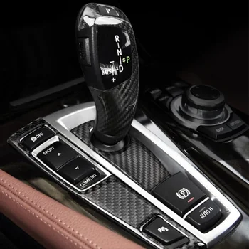 Ogljikovih Vlaken Za BMW X3 X4 F25 F26 Avto Notranje zadeve Prestavljanje klimatska Naprava CD Plošči Vrata Armrest Kritje Trim Nalepke, Dodatki