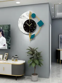 Nordijska luč luksuzni ura steno dnevno sobo sodoben preprostih gospodinjskih moda kreativno vzdušje, ki visi zid