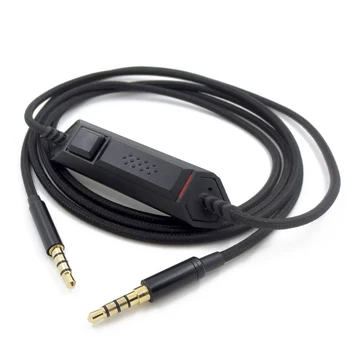 Iskanje USB Gaming Slušalke, Prenosni Inline Control Dodatek 3.5 mm Dolg Avdio Kabel Nadomestne Linije Za Logitech G633 G933
