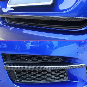 2PCS Za Jaguar XE X760 2017 2018 ABS Avto Zunanjost Spredaj Meglo Lučka Foglight Okvir Trim Trakovi Zajema Nalepke Auto Dodatki