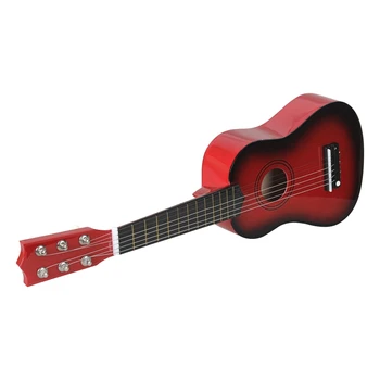 21 Palčni 6 Nizi Majhnih Mini Kitara Basswood Kitaro s Pick Strune za Glasbila-Igrače za Otroke, Otroci Darilo