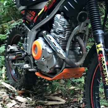 Motor Straže Kritje Drsenju Ploščo Za Yamaha Serow XT250 Tricker XG250 Motocikel zaščitni Pokrov iz Nerjavečega Jekla