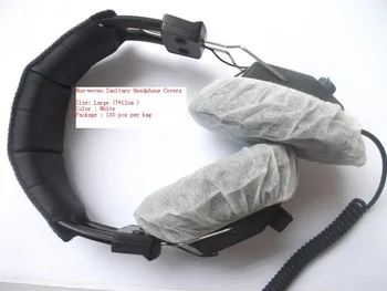Linhuipad 12-13 cm Bela Non, Tkane za Enkratno uporabo Sanitarne Slušalke Kritje 100 kozarcev/veliko brezplačna dostava