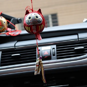 Avto Obesek Japonski Slog JDM Vzmetenje Okraski Srečen Dekoracijo Avtomobilov Rearview Mirror Visi Trim Dodatki Darila