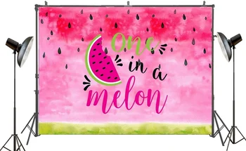 Lubenica Ozadje Enega v Melona Rojstni Banner DecorationSummer Sadje Fotografija Ozadje Baby Tuš Photo Booth