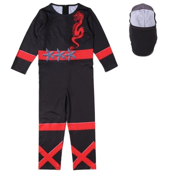 Fantje Anime Jumpsuits Halloween Kostumi Otroci Ninjago Vocaloid Cosplay Oblačila Ninja Stranka Smešno Oblačila Cos Unifom za Otroke