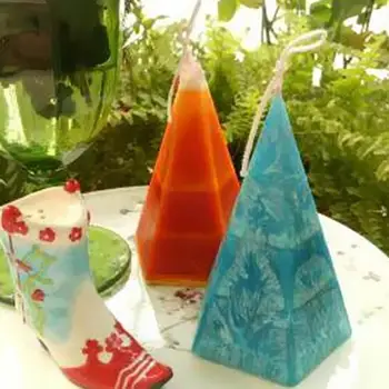 5 Slogi Plastičnih DIY Sveča Plesni Steber Piramida Valj Kvadratnih Parcelo, Dišeče Sveče Izdelava Kalupa, Ročno izdelana Mila