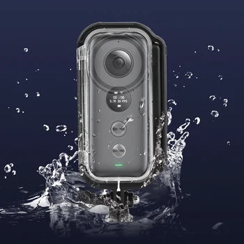 Vodotesno Ohišje Primeru Zaščitna Podvodno Ohišje Lupino Potapljanje Primeru za Insta360 ONE X Športnih delovanje Fotoaparata Dodatki