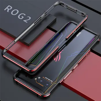Za ASUS ROG 2 ROG2 Primeru Kovinski Okvir Dvojni Barve Aluminija Odbijača Zaščita Kritje za ASUS ROG Telefon II Primeru