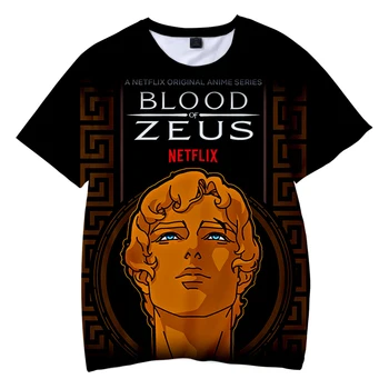 Kri Zeus Tshirt 3D-O-Neck Ženske, Moške Tshirt Harajuku Poletje Kratkimi Rokavi, Unisex Ulične 2020 znanstvena Fantastika Oblačila
