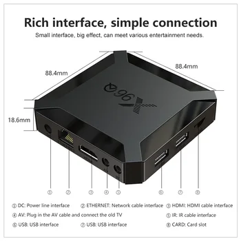 X96Q Android 10.0 Smart TV Box Allwinner H313 1G/2G RAM 8G/16G ROM 2.4 G Wifi H. 265 4K Set Top TV Box Android 10.0 PK X96mini