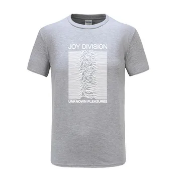 Bombaž poletne moške majice Joy Division Neznano Veselje punk KUL T-shirt rock hipster t shirt tee majice
